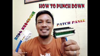 Networking 101 / How to Punch Down RJ45 Keystone Jack & Ethernet Patch Panel using Punch Down Tool