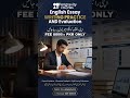 English Essay Writing Practice &amp; Evaluation For CSS/PMS Aspirants