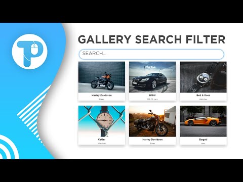 How to Create Gallery Search Filter using jQuery | Portfolio Search Filter Tutorial (2020)