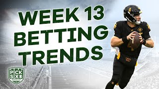 NFL Week 13 Betting Trends, Picks, Odds, Preview, Fun Facts and Notes to Know!
