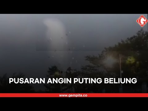 Angin Puting Beliung Ngamuk di Lebak Banten, Satu Kampung Rusak