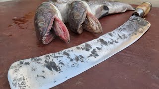 Blacksmithing : making a fish cutting knife, 