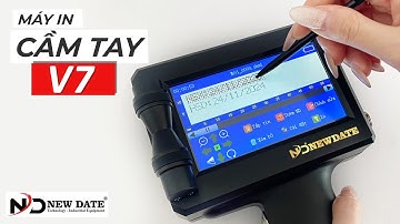 Máy In Date Cầm Tay Model V7, Máy in Hạn Sử Dụng Giá rẻ