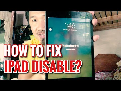 HOW TO FIX IPAD DISABLED (Tagalog Tutorial)?