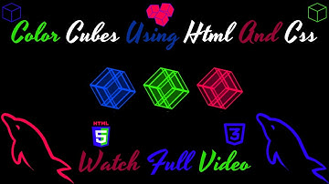Exploring 3D Color Cubes: A Creative CSS Project Showcase