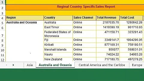 SSRS - How to export SSRS report to excel with multiple tabs