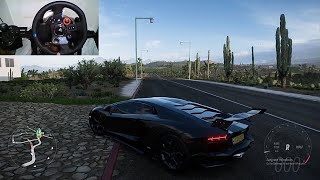 LAMBORGHINI AVENTADOR LP 700-4 2012 Forza Horizon5 Logitech-G29 Gameplay