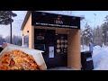 World's Most Popular Pizza Vending Machine | Testing a Pizza Vending Machine in Finland