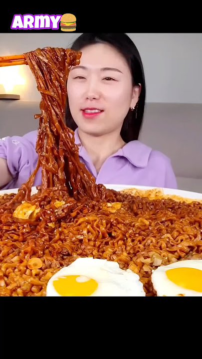 Black-bean-sauce noodles MUKBANG Satisfying Bites ©️ [AmiAmi]아미아미