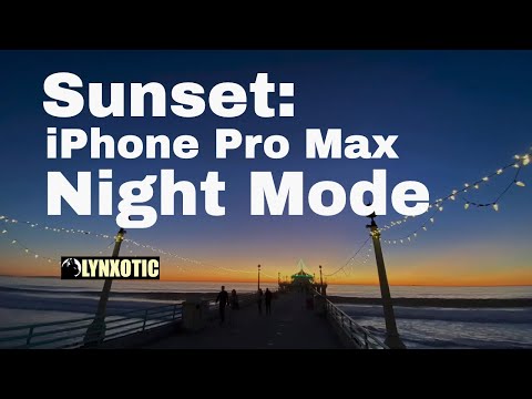 Manhattan Beach, CA - Sunset, shot with iPhone 11 Pro-Max and Native Camera App using Night Mode