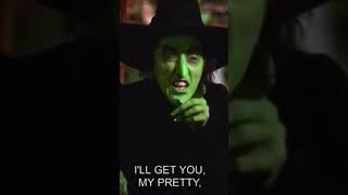 The Wizards Of Oz : I’ll get you my little pretty