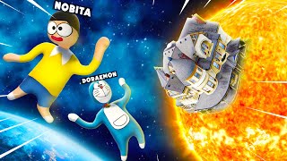 DORAEMON and NOBITA went to SPACE in HFF