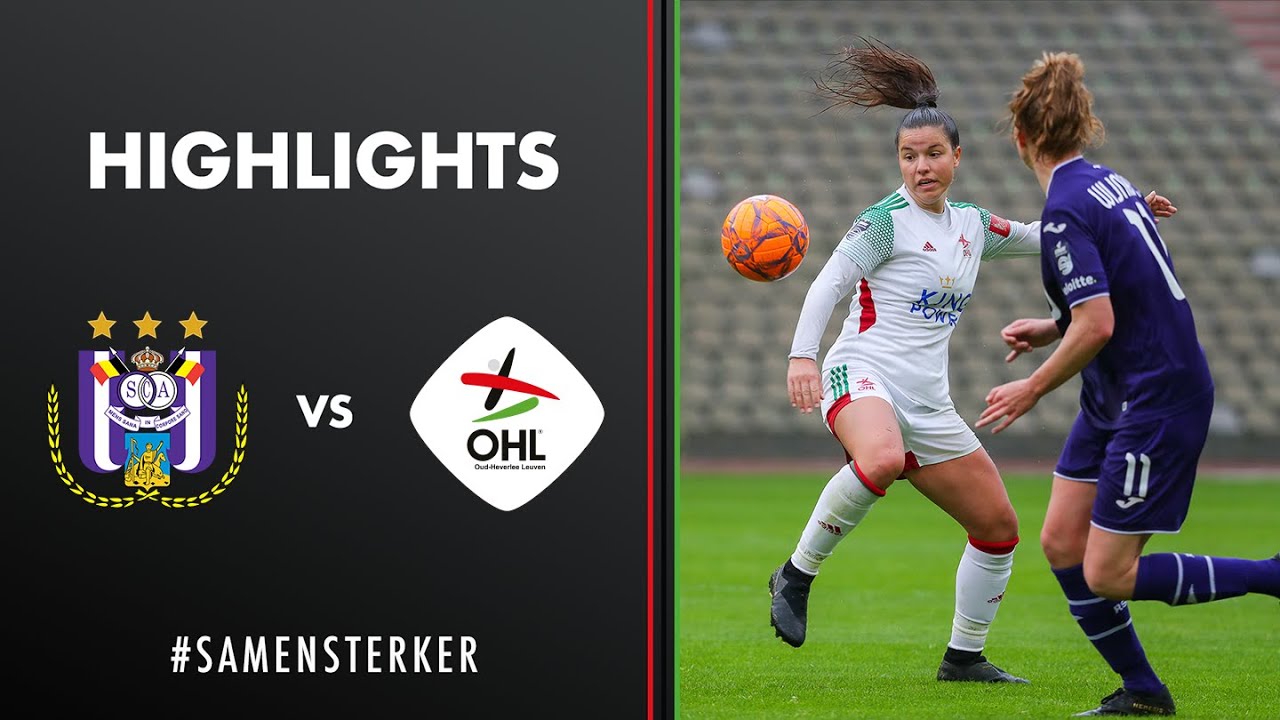 VIDEO: Samenvatting RSC Anderlecht - OH Leuven Women - OHL - Oud