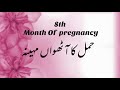 8th Month Of Pregnancy | 8 Month Pregnancy Symptoms | 8 Month pregnancy Fetal Development