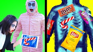 8 CRAZY ZOMBIE WAYS TO SNEAK SNACKS AND FOOD INTO THE MOVIES | FUNNY TIPS AND TRICKS BY CRAFTY HACKS