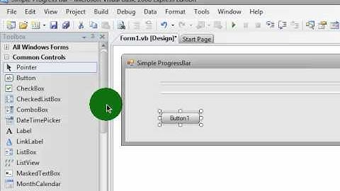 Visual Basic 2008 - How To Make A Simple ProgressBar