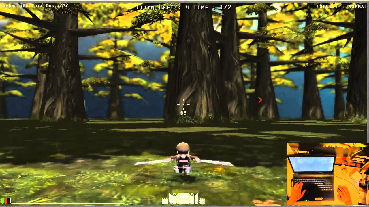 Shingeki no Kyojin tribute game - YouTube