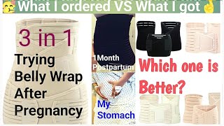 (1 Month Postpartum)Belly Wrap Journey&Experience❣️