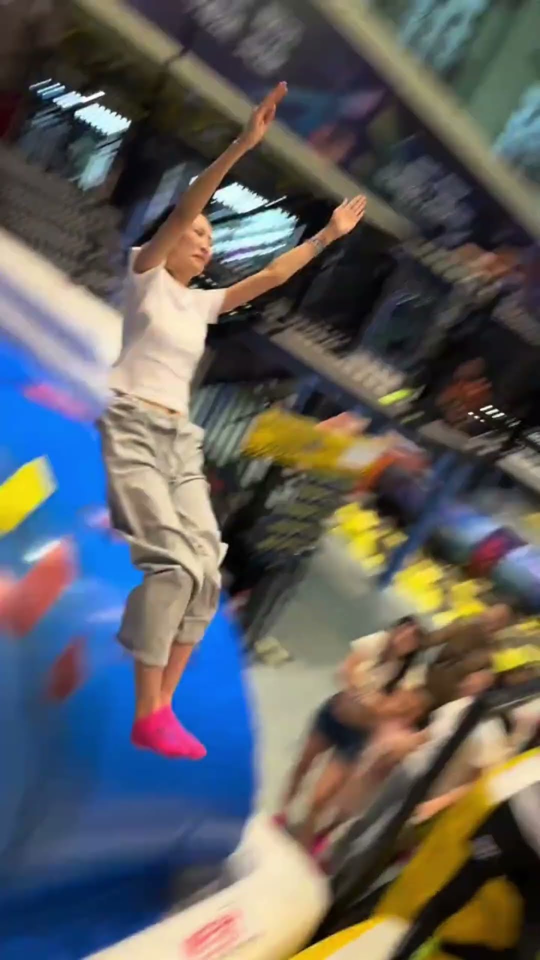 This Trampoline Is  ??? So Fun Why Didn't We Just Start Jumping Around Like This When We Were Kids