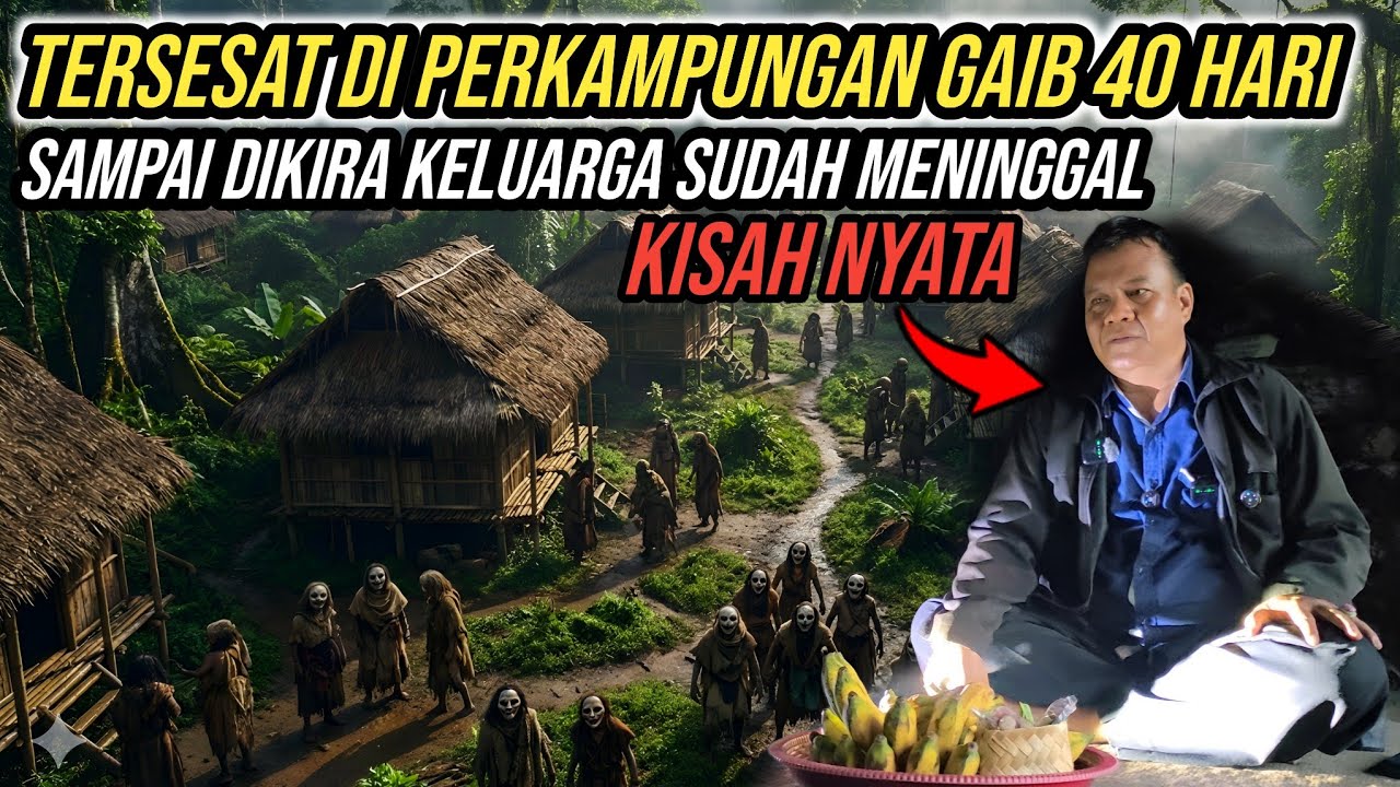 Kisah Nyata ! Tersesat di Perkampungan Gaib 40 Hari Sampai Dikira Keluarga Sudah Meninggal !!!
