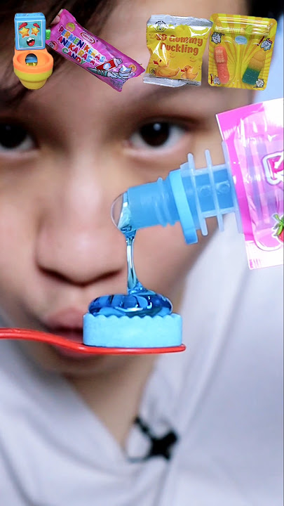 EAT ALL UNIQUE CANDIES! #food #asmr #mukbang #food #uniquemenus