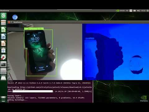 Jetson NanoでRealSenseのRGBカメラの映像を使って物体検出する