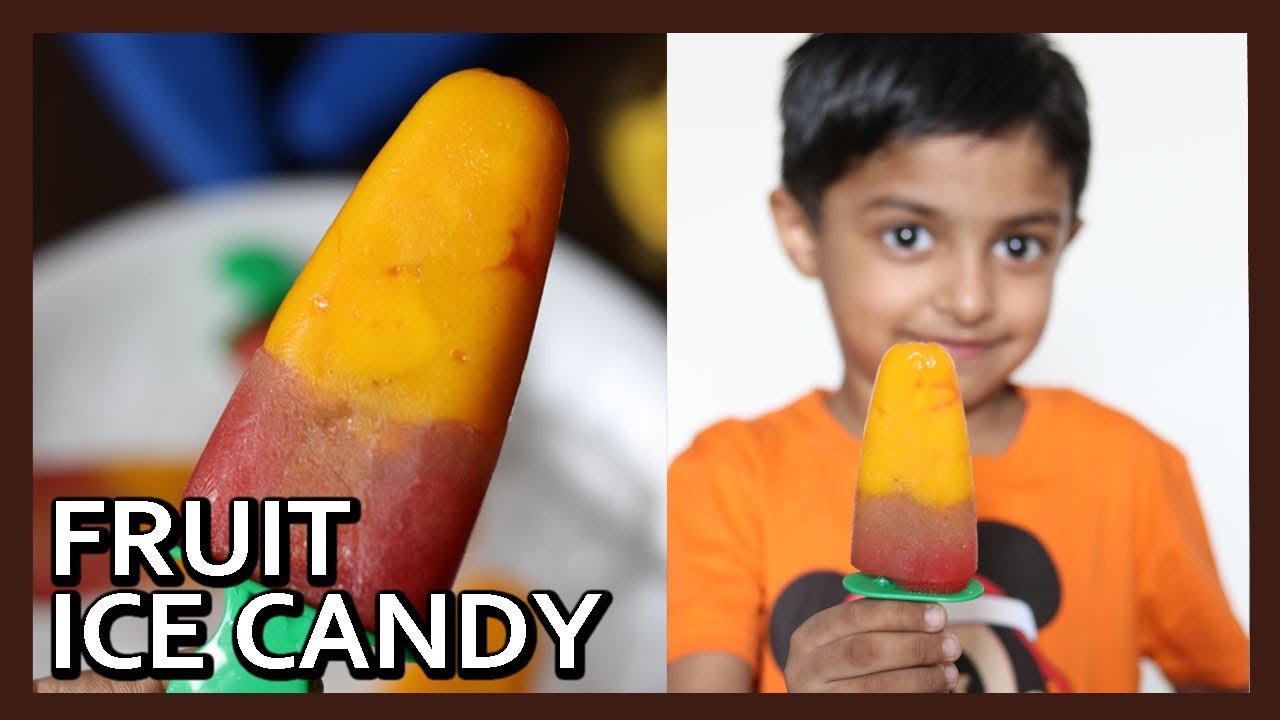 Healthy Fruit Ice Candy Recipe Ft. Sparsh Hacks | Ice Cream Recipe | Ice Popsicle Candy Making | Healthy Kadai