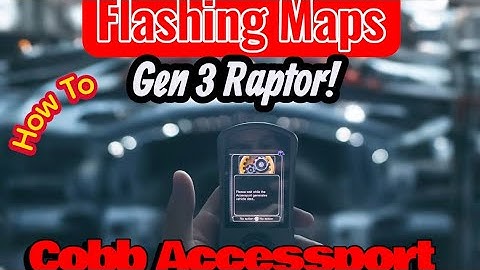 How to install maps on the Cobb Accessport Ford Raptor Build 