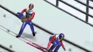 How Americans ski jump according to Japanese Game