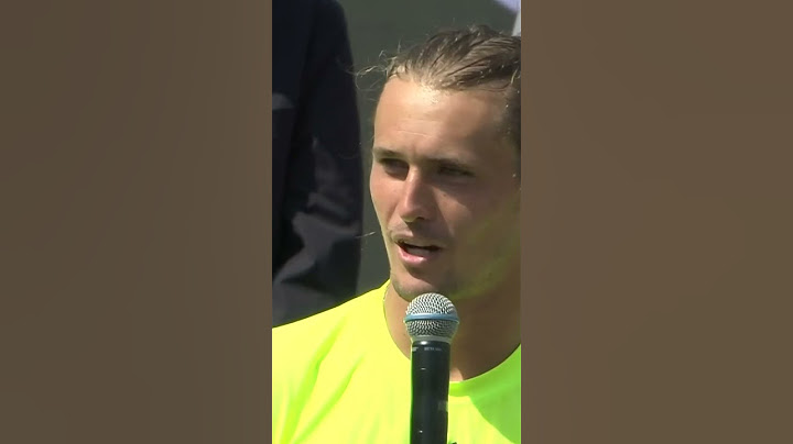 Sascha Zverev nimmt die Final-Niederlage gegen Taylor Fritz bei den Boss Open mit Humor! 😂