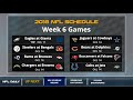 2018 NFL Schedule Release Including All TNF, SNF, And MNF Matchups
