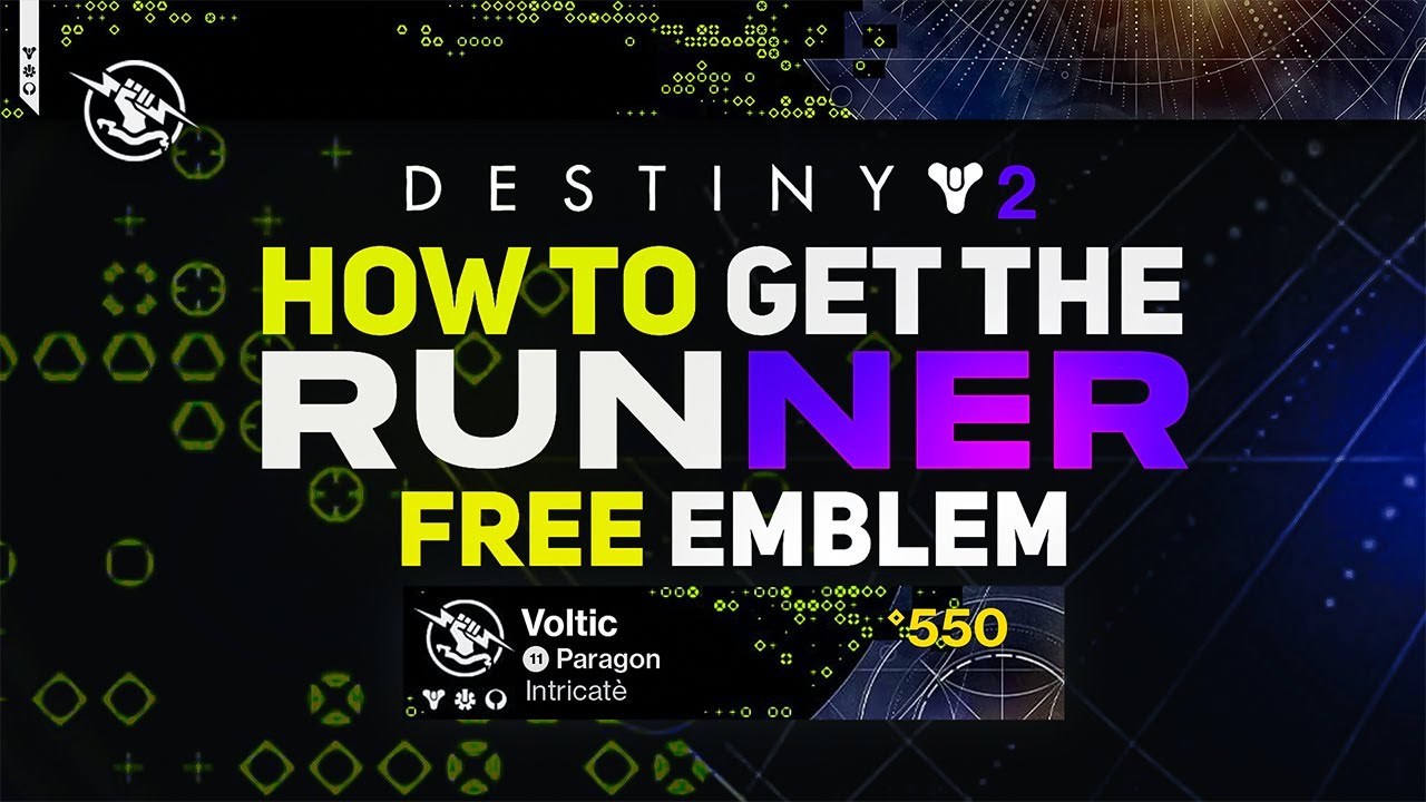 Runner Emblem! Free Secret Emblem | Destiny 2 x Marathon