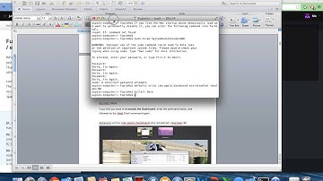 Mac Tips&Tricks: Disable Dashboard in Mavericks to Speed up your Mac!