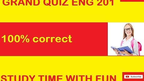 eng 201 Grand quiz Solution || fall 2020 || virtual university || mid term ||Study time with fun