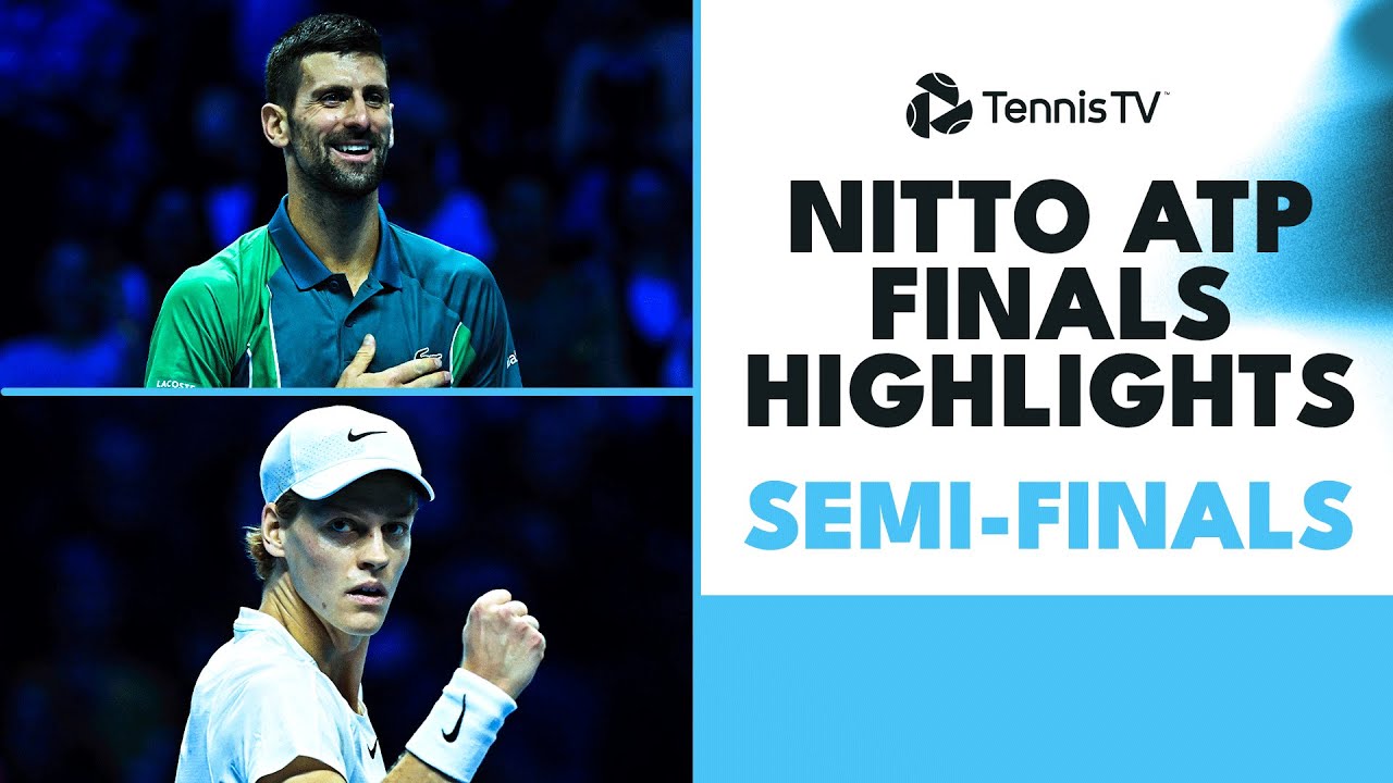 Alcaraz and Djokovic Clash; Sinner Takes On Medvedev | Nitto ATP Finals 2023 Semi-Final Highlights