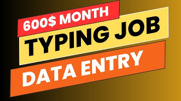 Convert PDF to Excel | 600$ Month Typing Job Data Entry Live Work Demo