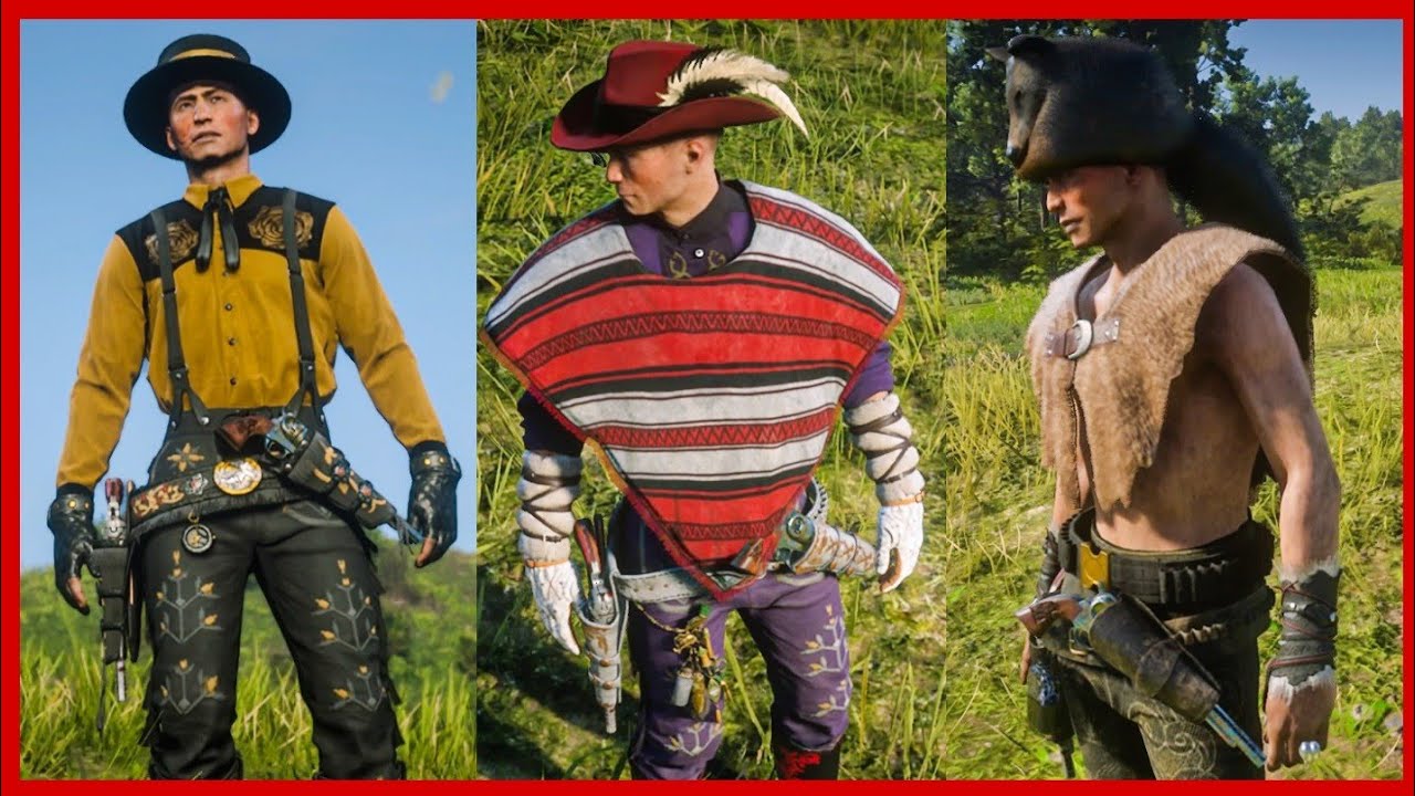 Red Dead Online Outfits 8 Naturalist Update Clothes YouTube