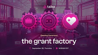 Taiko's The Grant Factory Opening Ceremony