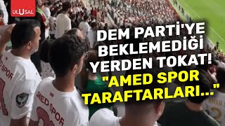 DEM Parti'nin Türkiye Cumhuriyeti'ne düşman eylemlerine AMEDSPOR taraftarlarından cevap geldi |Haber Resimi