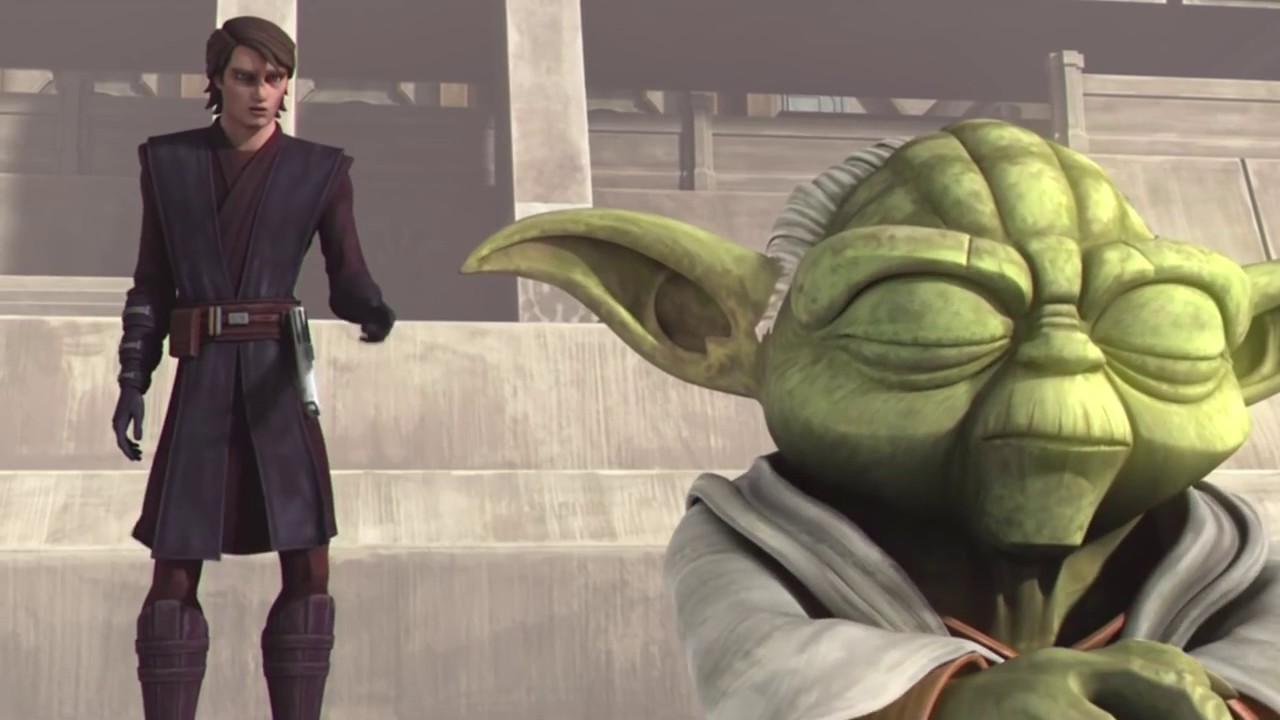 Anakin Talks To Yoda About Qui Gon [1080p] YouTube