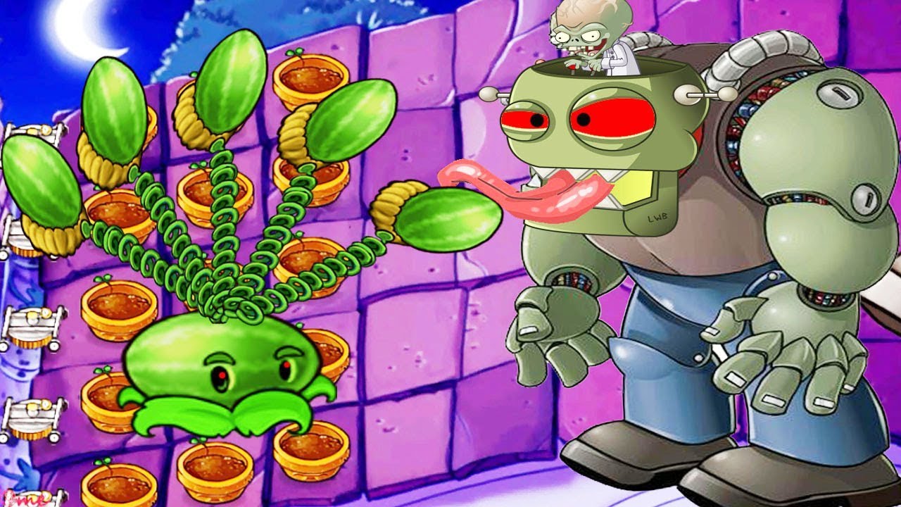 Melon pult VS Dr. Zomboss - Plants vs Zombies Android Gameplay - YouTube