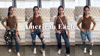 American Eagle Jeans Haul 2023 | Try on Haul | Sale
