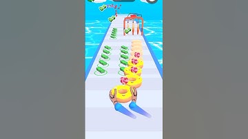 Satisfying Donut Stack Running #shortfeed #games