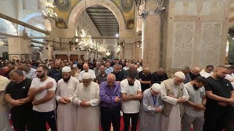 صلاة العشاء للشيخ يوسف ابو سنينه من المسجد الأقصى المبارك 15 جمادى الأولى 1447 خواتيم سورة التحريم