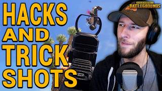 Aim Hacks and Trick Shots and Rockets, Oh My! ft. ObiWannCoyote | chocoTaco PUBG Miramar Duos Game