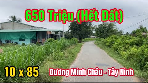 Giá Rẻ Chưa Từng Có Tại Khu Này - Đông Dân Cư Thuộc Dương Minh Châu Tây Ninh