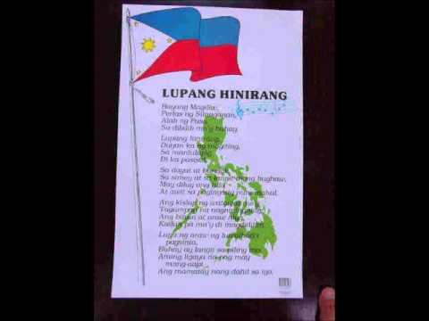 LUPANG HINIRANG KEY OF G ( The Philippine National Anthem ) - YouTube