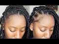 1 MONTH TOUCH UP ON FAUX LOCS