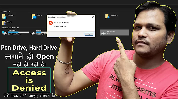 [SOLVED] Pen Drive Access is Denied |  Removable disk Access is denied | Helpline +919015367522
