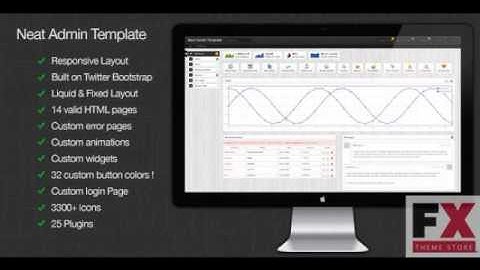 Preview Neat Admin - Responsive Admin Template AdminTemplate